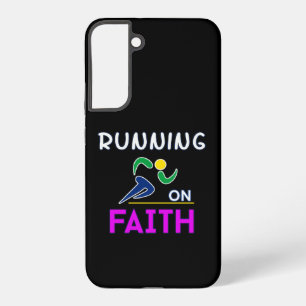 Op Faith Christelijk Runner Samsung Galaxy Hoesje