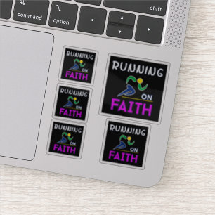 Op Faith Christelijk Runner Sticker