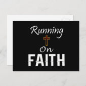 Op Faith Runner Briefkaart (Voorkant / Achterkant)