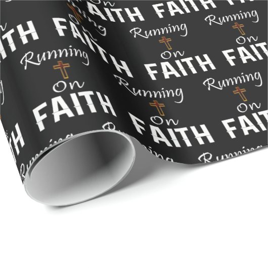 Op Faith Runner Cadeaupapier (Rol Hoek)
