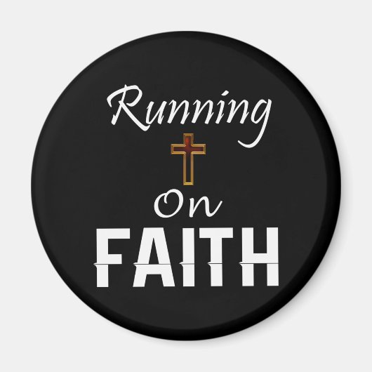 Op Faith Runner Magneet (Voorkant)