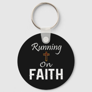 Op Faith Runner Sleutelhanger
