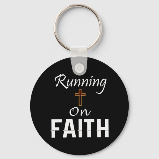 Op Faith Runner Sleutelhanger (Voorkant)