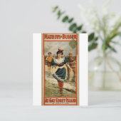 Op Gay Coney Island Briefkaart (Staand voorkant)