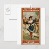 Op Gay Coney Island Briefkaart (Voorkant / Achterkant)