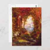 Op grond van de bomen briefkaart (Voorkant / Achterkant)