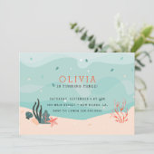 Op grond van de uitnodiging van de Birthday-partij (Staand voorkant)