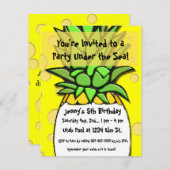 Op grond van het Zee is de uitnodiging van de Beac (Voorkant / Achterkant)