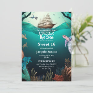 Op grond van het Zee Sweet 16 Uitnodiging