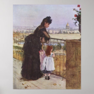 Op het balkon poster