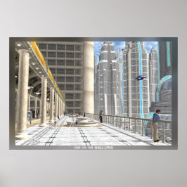 Op het balkon poster