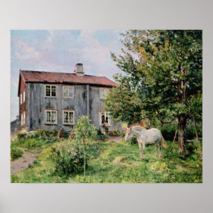 Op het Boerderij, 1889 Poster