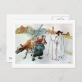 Op het Boerderij Briefkaart (Voorkant / Achterkant)