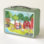 Op het Boerderij met de boer John en de dieren (Achterkant)