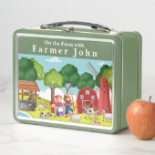 Op het Boerderij met de boer John en de dieren (In situ)