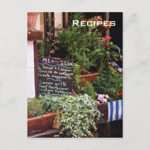 Op het Briefkaart Menu