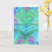 Op het Centrum van alles ligt het Hart Kaart (Gele Bloem)