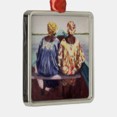 Op het eiland 1998 metalen ornament (Rechts)