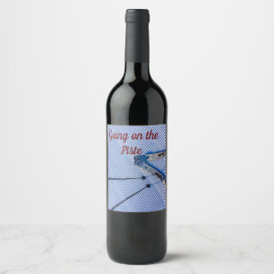 Op het etiket van de Piste skistof.