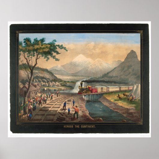 Op het gehele continent (0005A) Poster (Voorkant)