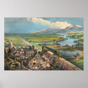 Op het gehele continent - FFB Palmer Fine Art Post Poster