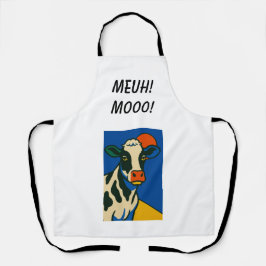 Op het gehele oppervlak bedrukte karkas schort