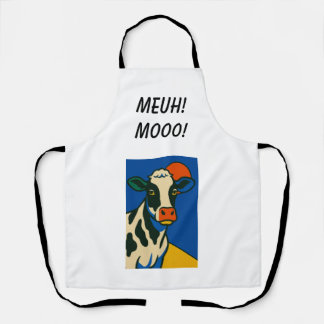 Op het gehele oppervlak bedrukte karkas schort