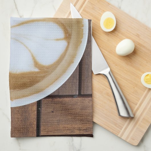 Op het gehele oppervlak bedrukte karkas theedoek (Quarter Fold)