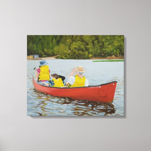 Op het Lake Canvas (Voorkant)