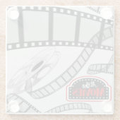 *Op het Logo Glass Onderzetter van films* (Achterkant)