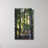 Op het meer canvas afdruk (Voorkant)