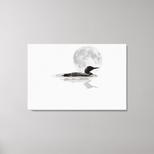 Op het moonlight canvas afdruk