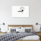 Op het moonlight canvas afdruk (Insitu (Slaapkamer))