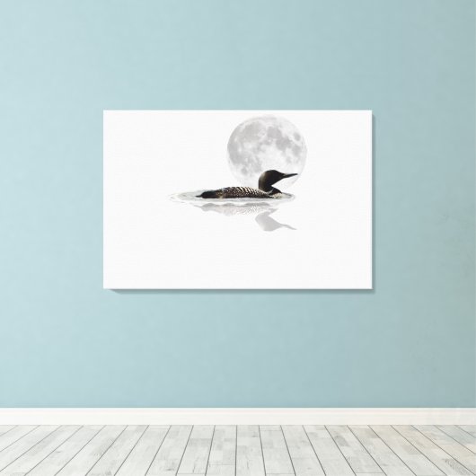 Op het moonlight canvas afdruk (Insitu (Houten vloer))