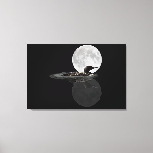Op het moonlight canvas afdruk (Voorkant)