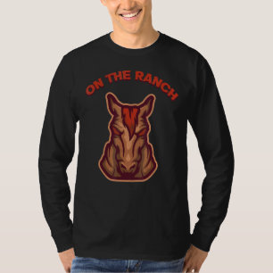 Op het paardenpaardje van Ranch Horses T-shirt
