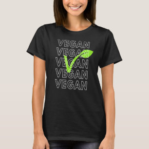 Op het Plant Vegan gebaseerd eiwit in New Vegan Ve T-shirt