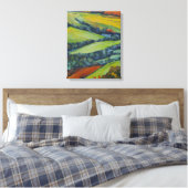 Op het platteland canvas afdruk (Insitu (Slaapkamer))