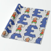 Op het pond staan cadeaupapier (Uitgerold)