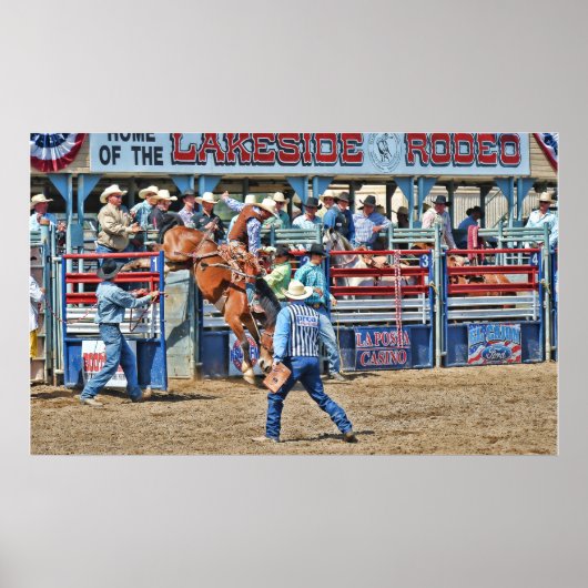 Op het Poster Lakeside Rodeo (Voorkant)
