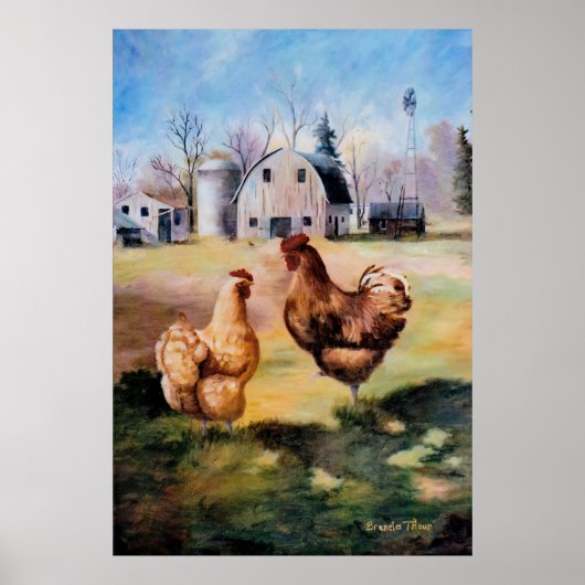 Op het Poster van het Boerderij Druk (Voorkant)