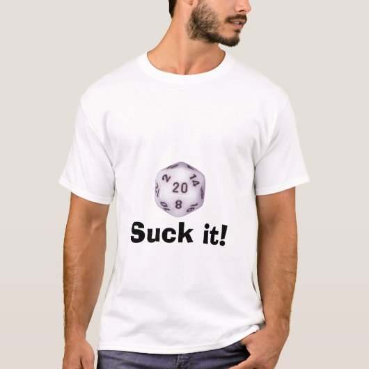 Op het punt om te sterven, Suck. T-shirt (Voorkant)