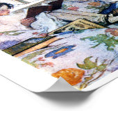 Op het raam in de winter, Jessie Willcox Smith Poster (Hoek)