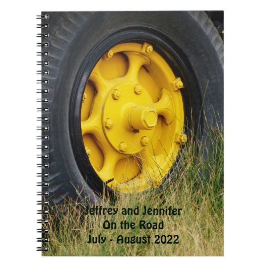 Op het reisblad van het reisblad voor het reisblad notitieboek (Voorkant)