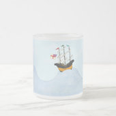 Op het Rolling Zee varen drie Britse schepen Matglas Koffiemok (Center)