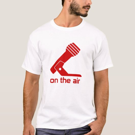 Op het Shirt van de lucht (rood) (Voorkant)