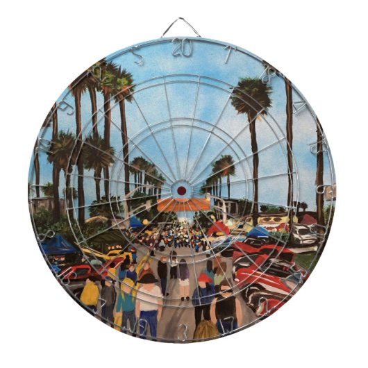 Op het Show Dartbord (Voorkant)