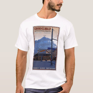 Op het station Grindelwald Train T-shirt