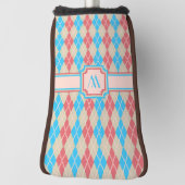 Op het strand Argyle putterhoes Golfheadcover (Draai 90)