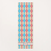 Op het strand Argyle Yoga Mat (Voorkant)